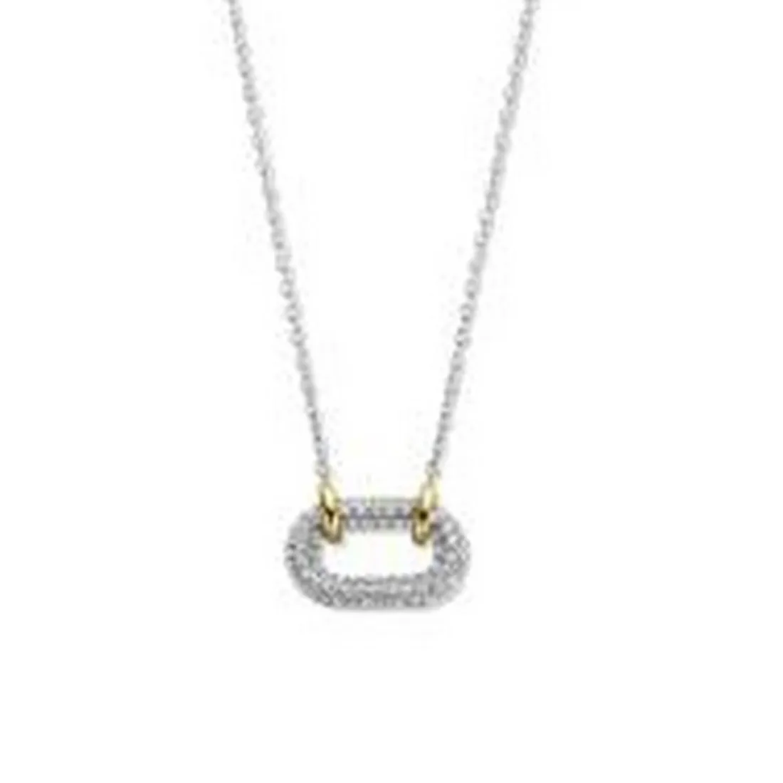 Collier Femme Ti Sento 34010ZY-42 - Argent, plaqué or