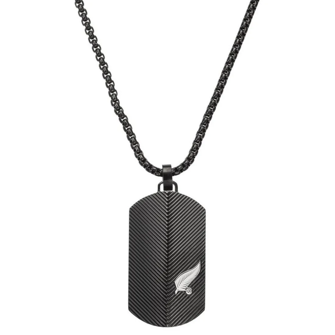 Collier Homme All Blacks Bijoux - 682400 Acier Couleur Noir