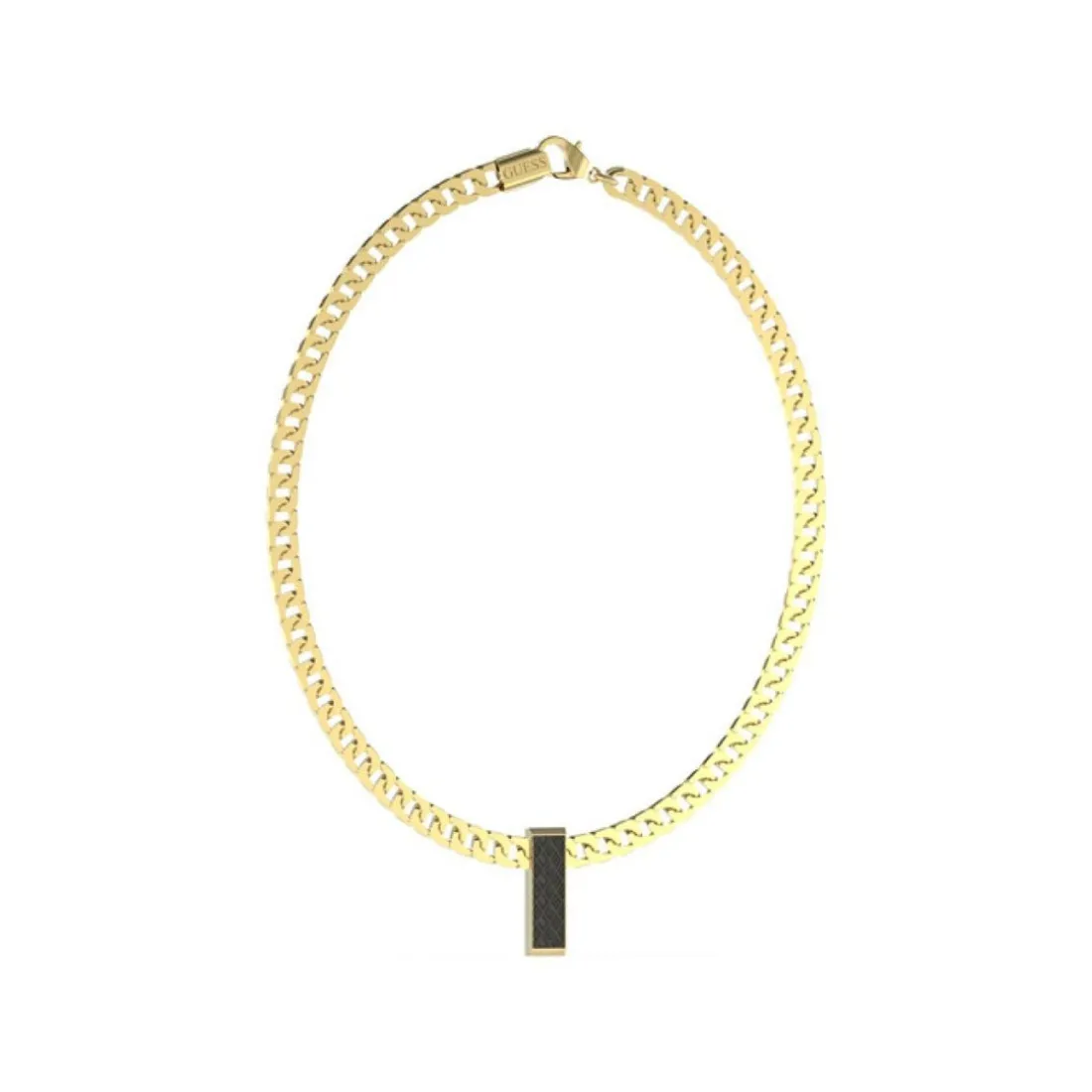 Collier Homme Guess Bijoux JUMN03223JWYGBK - Acier Doré