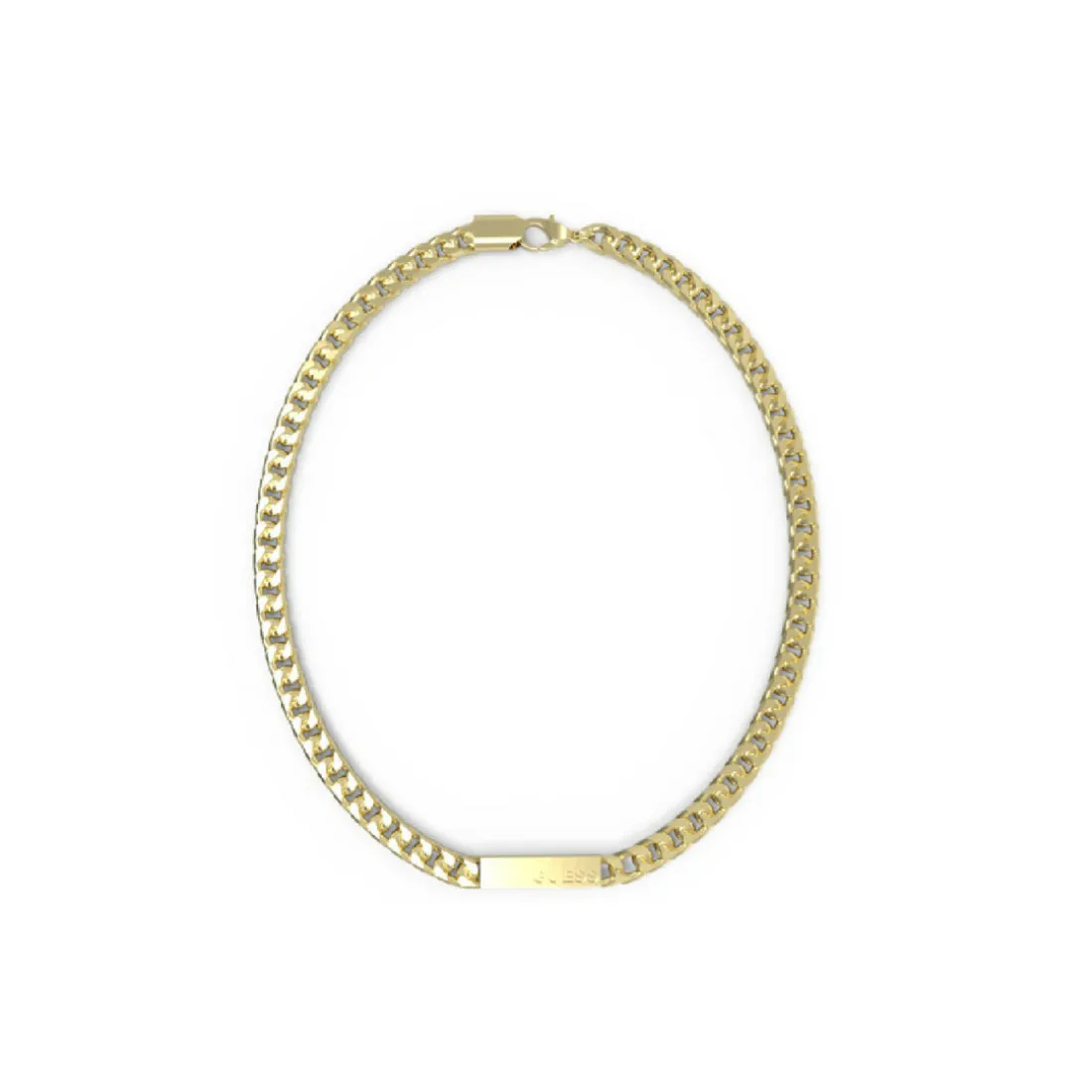 Collier homme Guess Bijoux JUXN03005JWYG - X LOGO Acier Doré