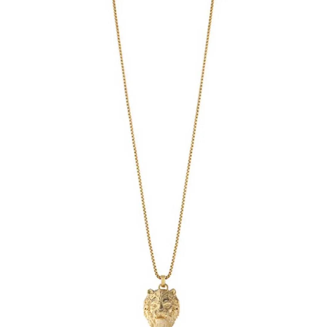 Collier Homme Guess Bijoux - JUMN01387JWYG LION KING Acier doré