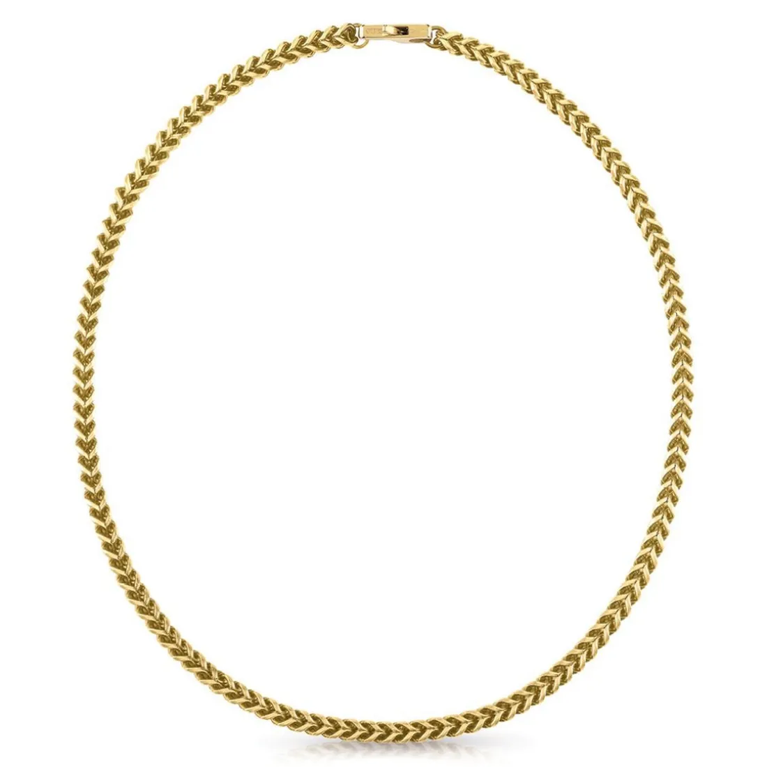 Collier homme JUMN01337JWYG My Chains Acier Doré