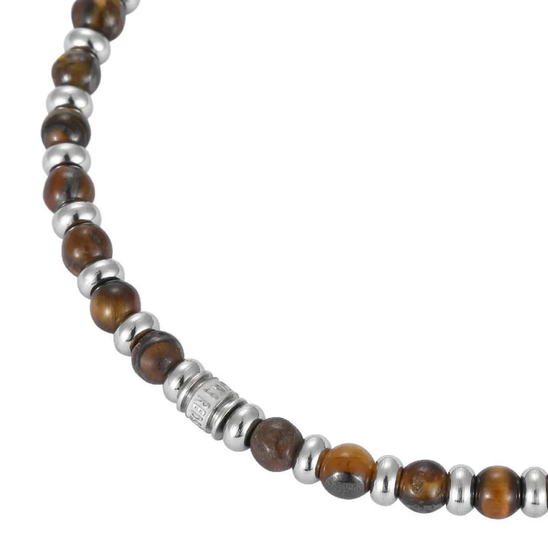 Collier Homme Redskins Bijoux - 285805 Pierre Marron