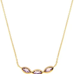 Collier Kira Doré & Améthyste