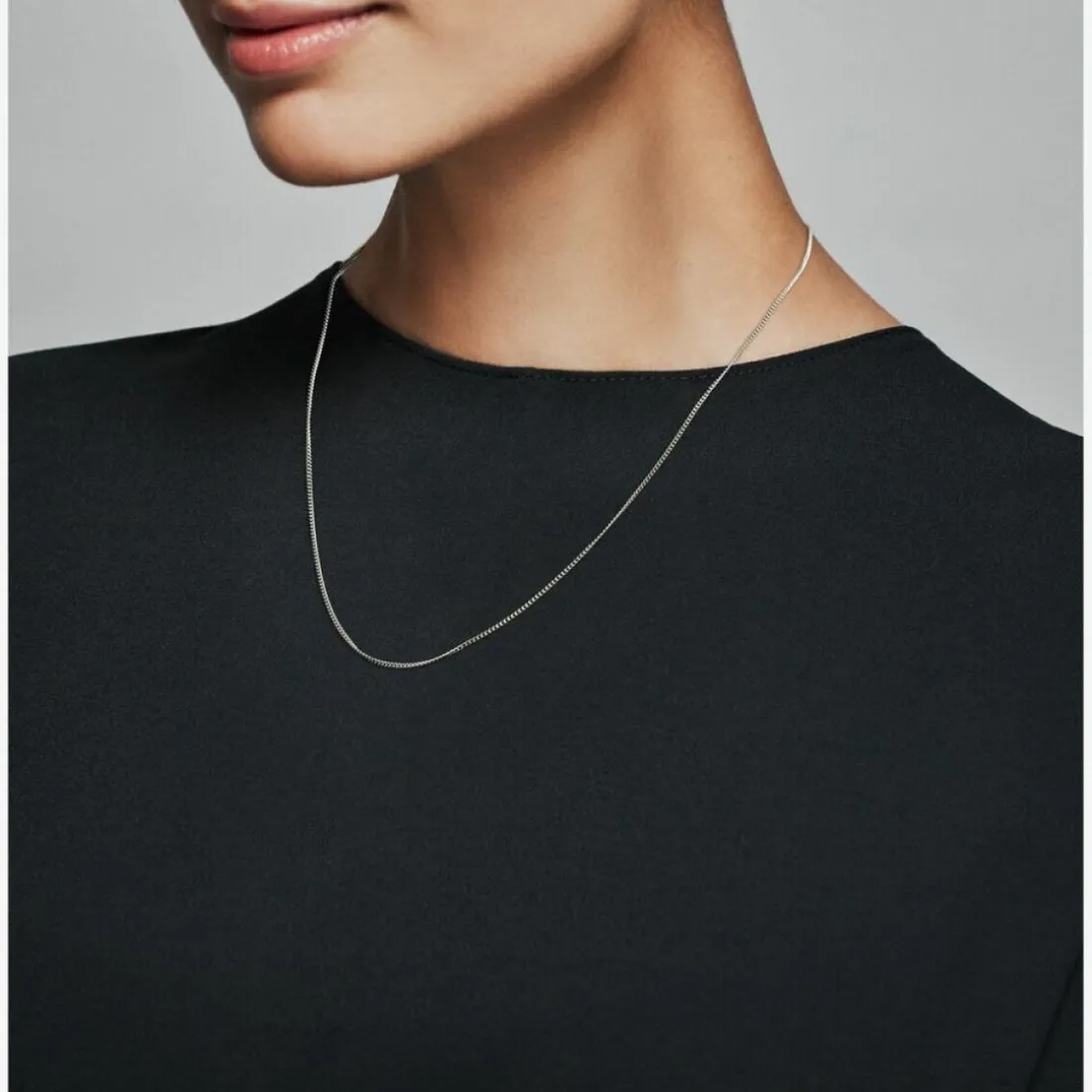 Collier Pandora 398283 - Chaîne Maille Gourmette Argent Femme