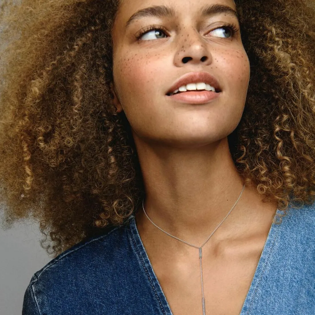 Collier Pendant Gouttes Prismatique Pavé Pandora Timeless