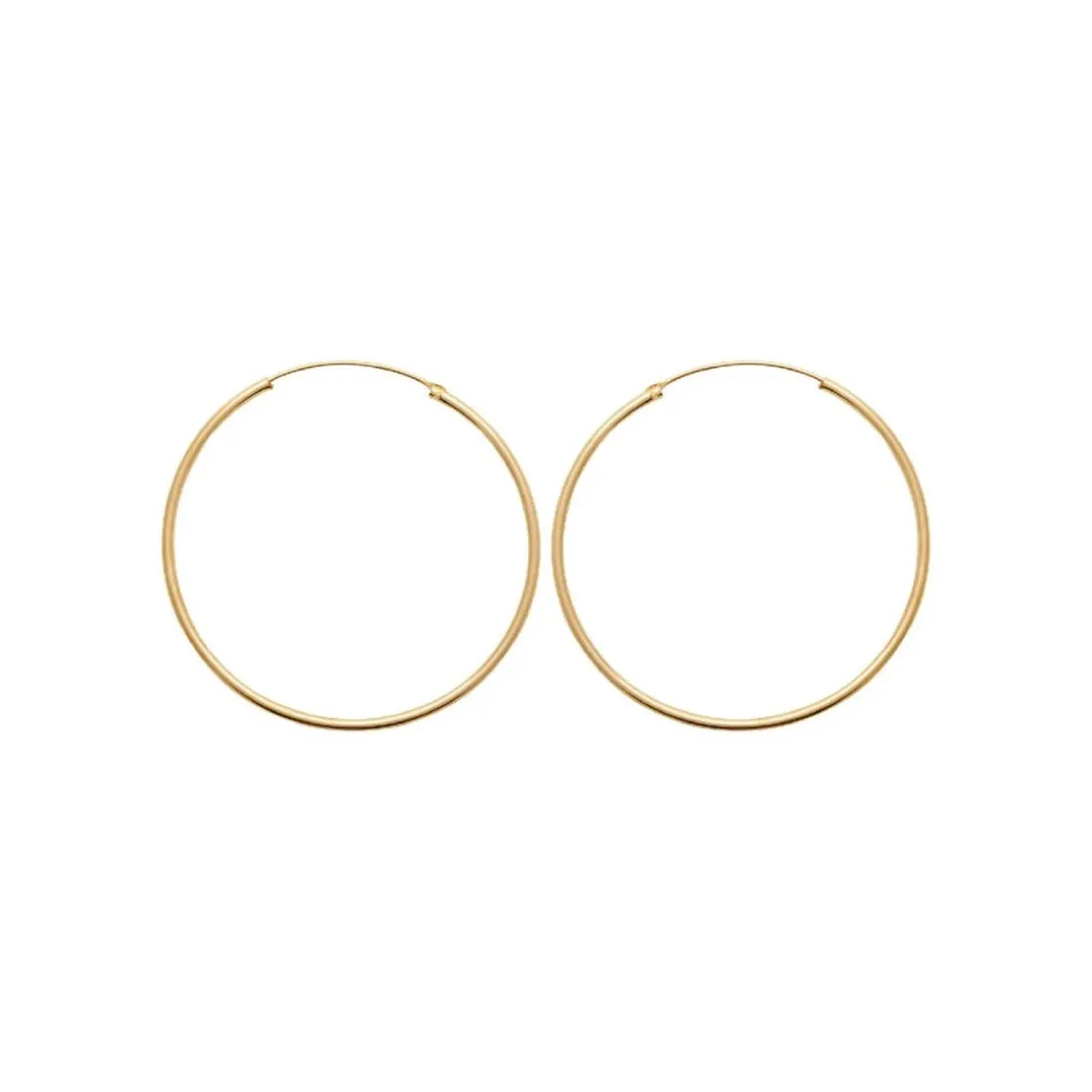 Créoles femme plaqué or 5 mm - Y0YY50