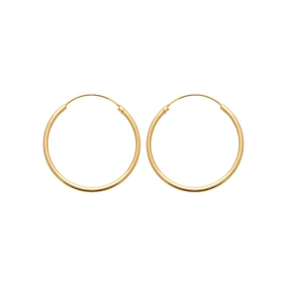 Créoles femme plaqué or 3 mm - Y0YY30