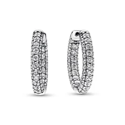 Créoles Pandora Timeless - Rang Pavé