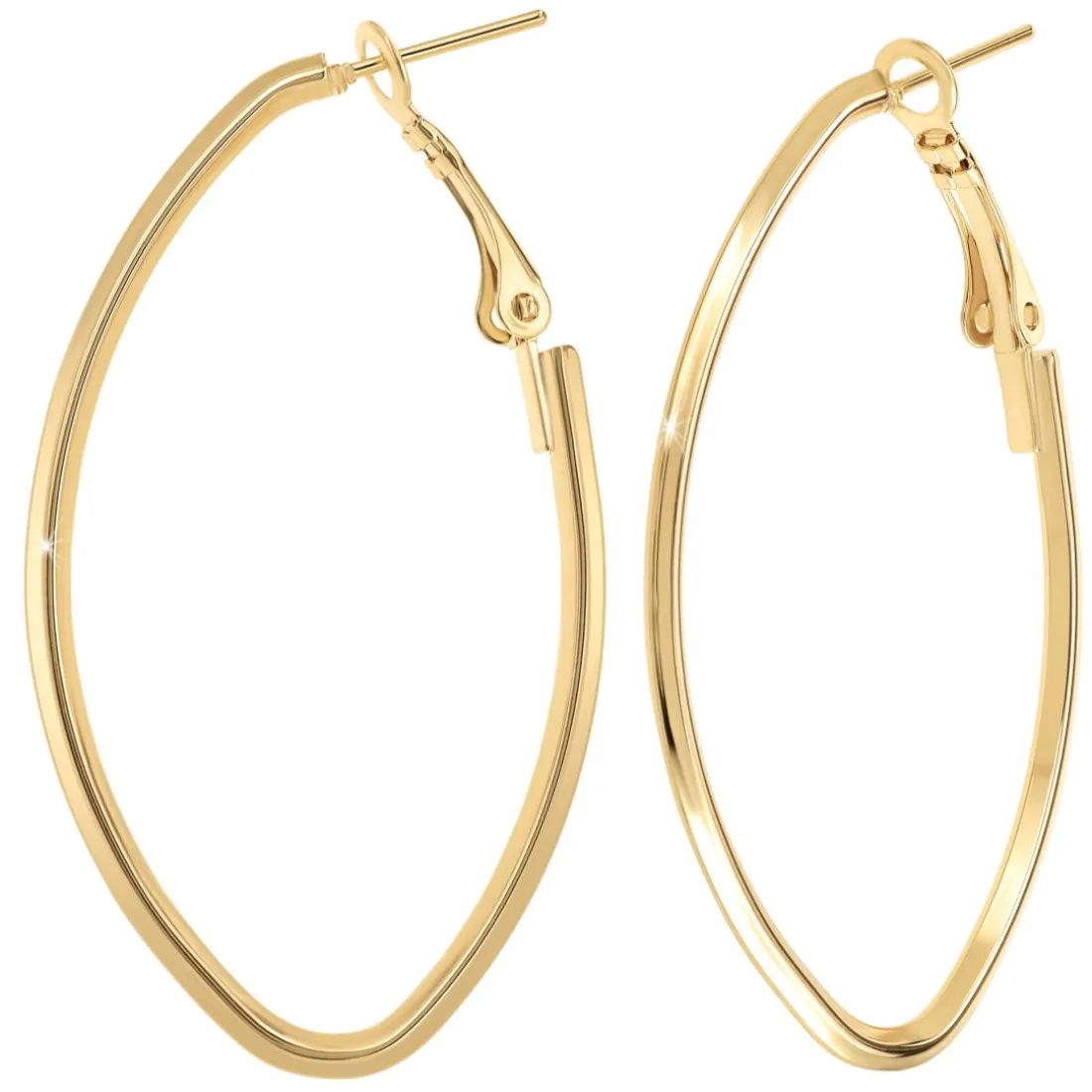 Créoles So Charm - B2787-DORE - Boucles D'Oreilles Dorées