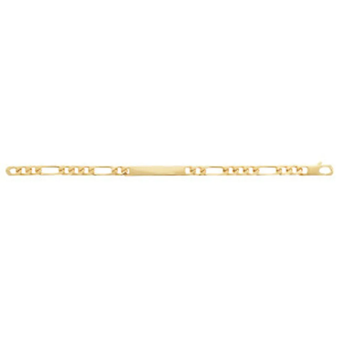 Gourmette homme plaqué or 6 mm - 633006Y0