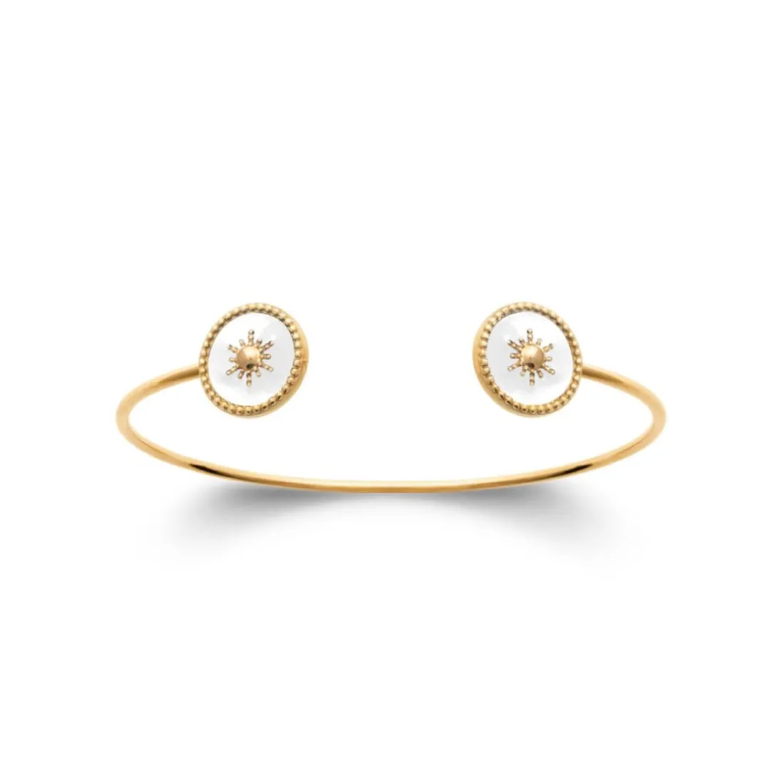 Jonc femme Maison de la Bijouterie Sensimio UYZ6W456 Plaqué or