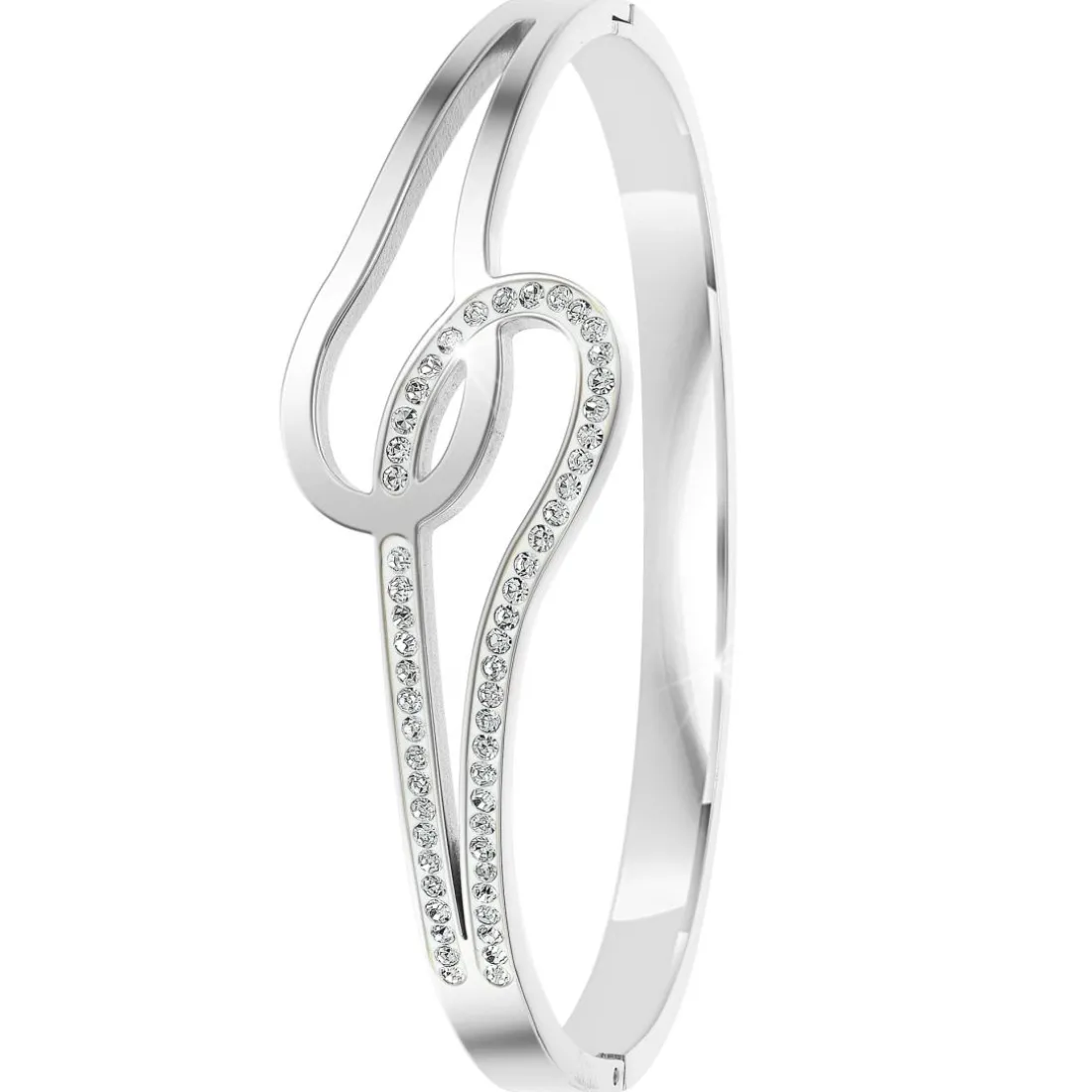 Jonc Femme So Charm - B4107-ARGENT - Bracelet Mode Argenté