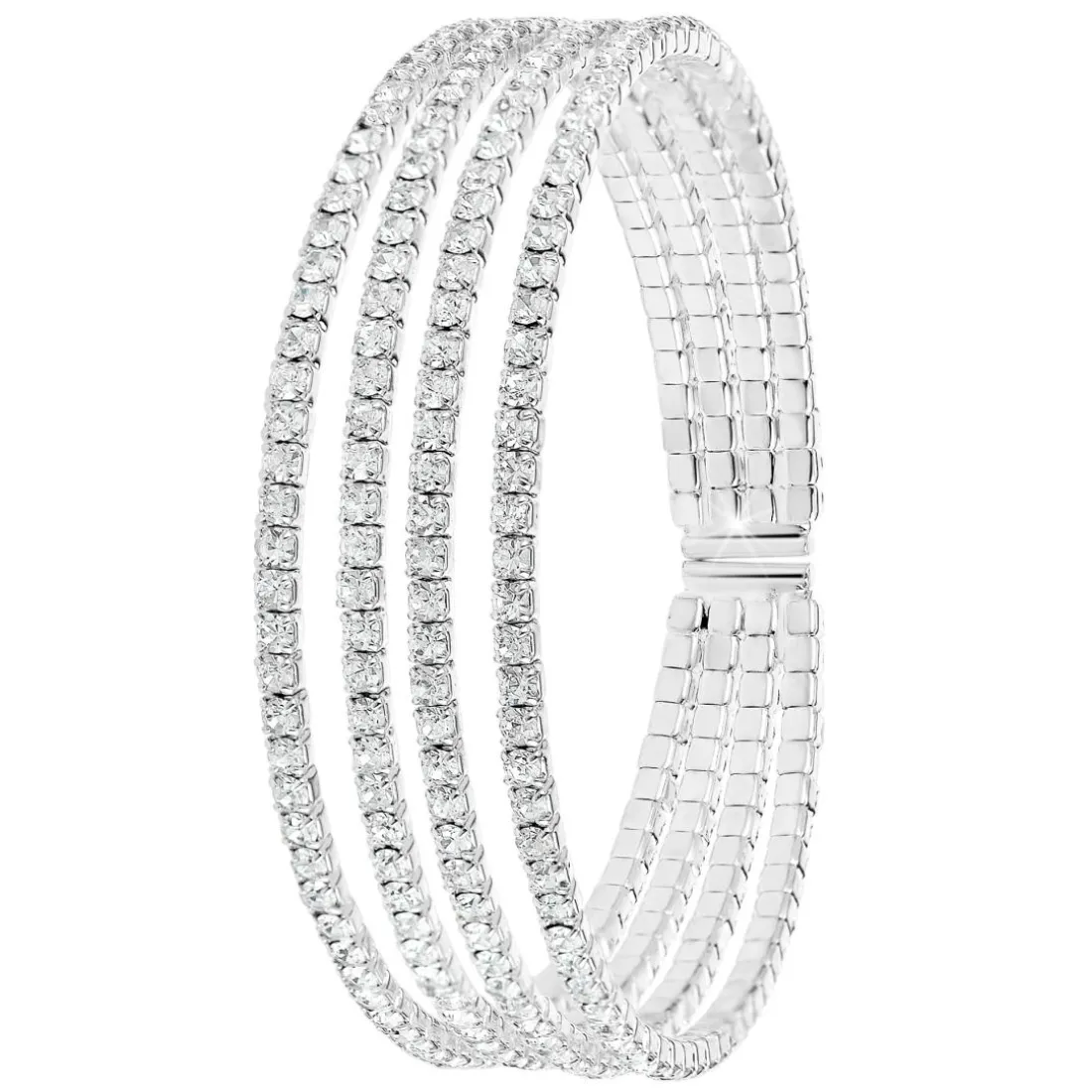 Jonc Femme So Charm - B3346-ARGENT - Bracelet Mode Argenté