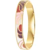 Jonc Femme So Charm - B3077 - Bracelet Email Doré