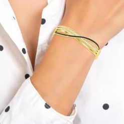 Jonc Femme So Charm - B2875-DORE - Bracelet Mode Doré