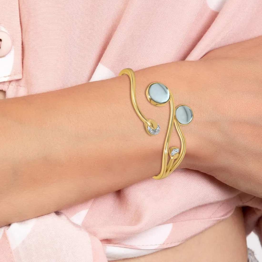 Jonc Femme So Charm - B3290-DORE - Bracelet Mode Doré