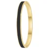 Jonc Femme So Charm - B4339-DORE-NOIR - Bracelet Email Doré