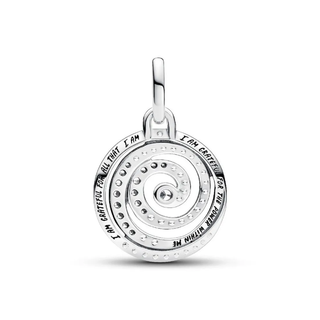 Médaillon Spirale de Gratitude Pandora ME