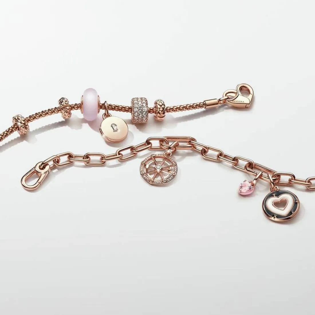 Mini Dangle Cœur Chakra Rose Pandora ME