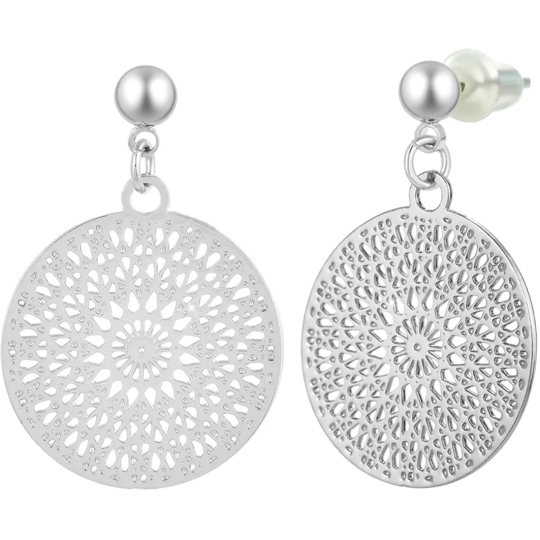 Pendantes So Charm - B4268-ARGENT - Boucles D'Oreilles Argentées