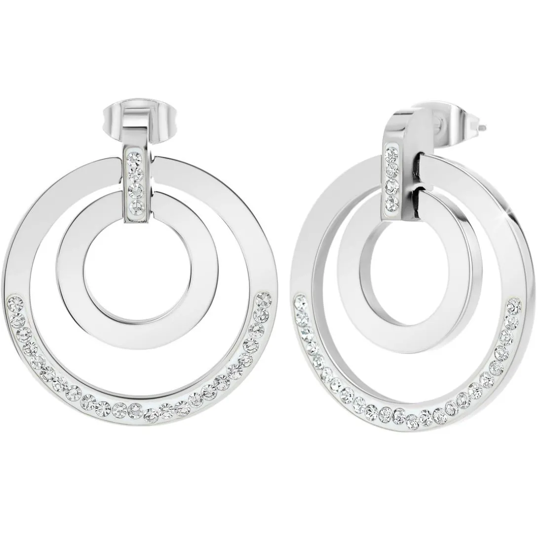 Pendantes So Charm - B3340-ARGENT - Boucles D'Oreilles Argentées