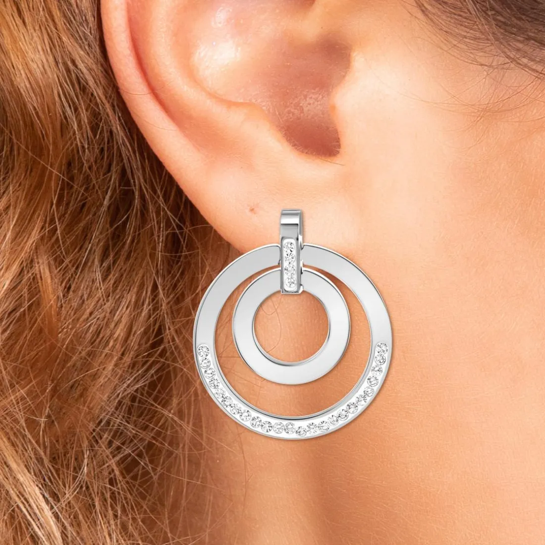 Pendantes So Charm - B3340-ARGENT - Boucles D'Oreilles Argentées