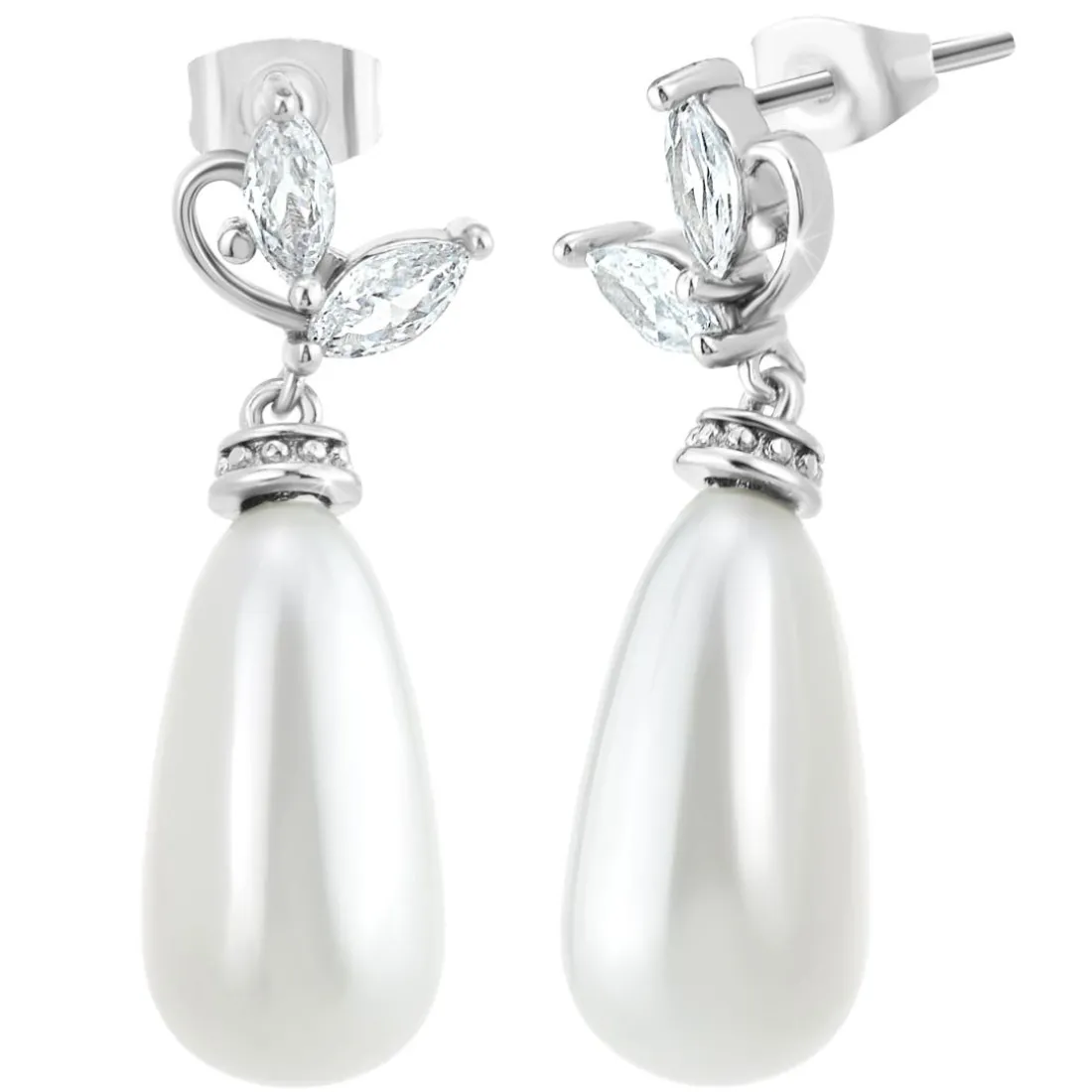 Pendantes So Charm - B2959-ARGENT - Boucles D'Oreilles Argentées