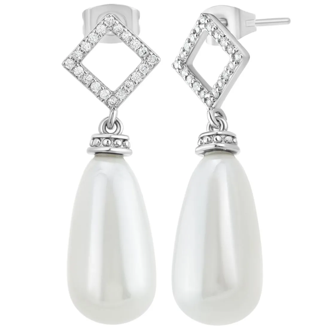 Pendantes So Charm - B2958-ARGENT - Boucles D'Oreilles Argentées
