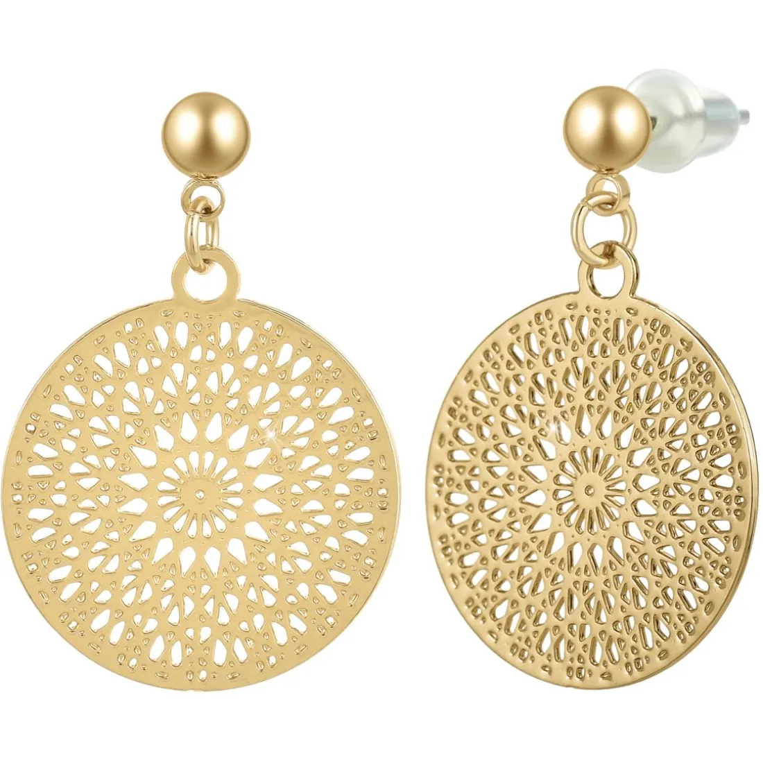 Pendantes So Charm - B4268-DORE - Boucles D'Oreilles Dorées