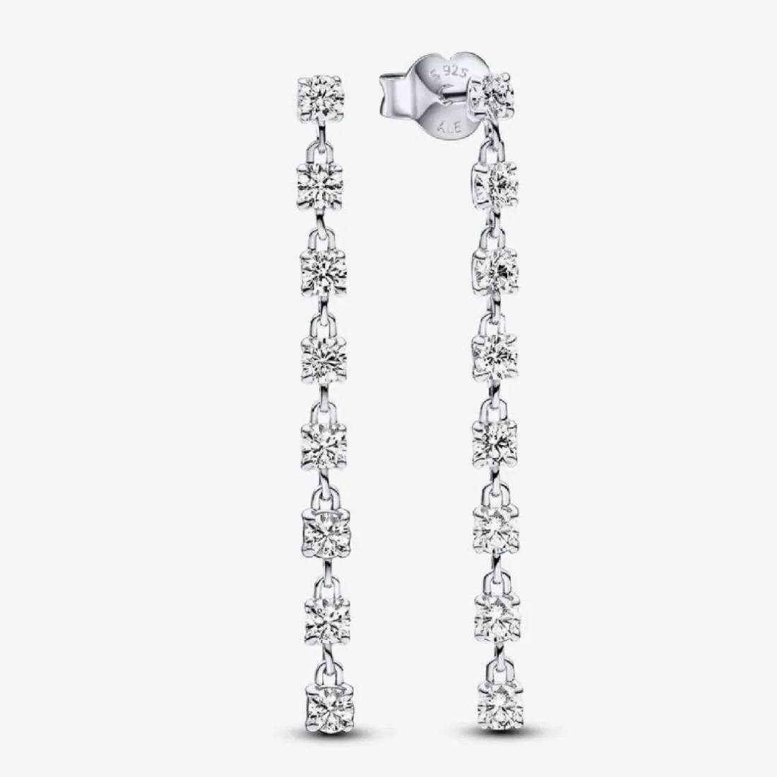 Pendants d’Oreilles Huit Pierres Scintillantes