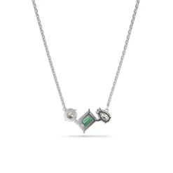 Pendentif Swarovski Mesmera 5668278 - Green White/RHS