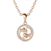 Pendentif Zodiaque Poisson Or Rose
