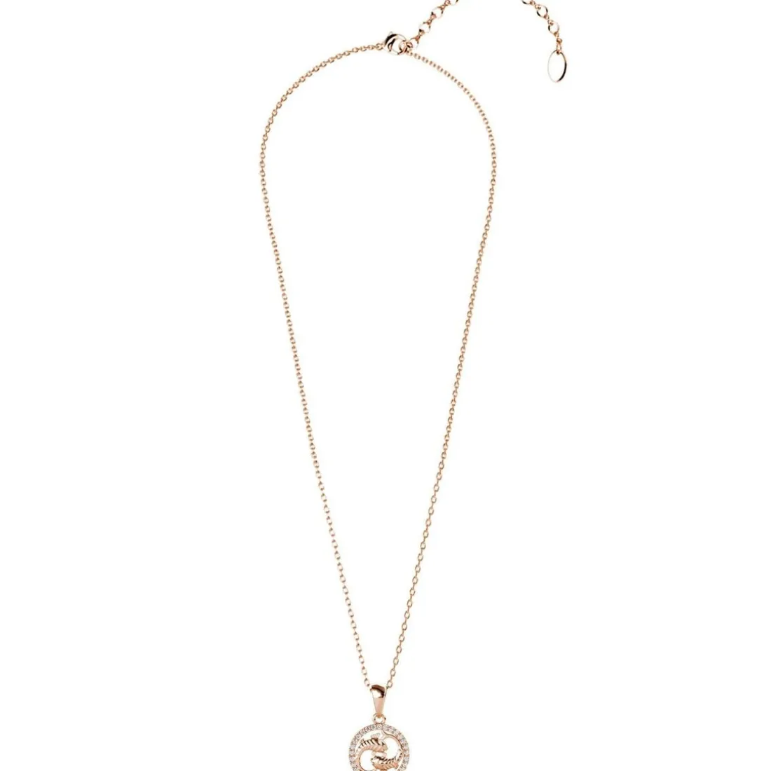 Pendentif Zodiaque Poisson Or Rose
