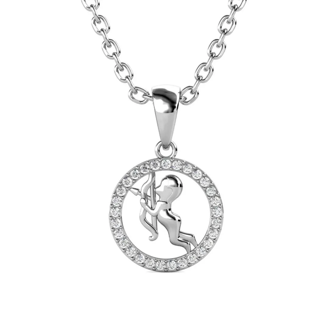 Pendentif Zodiaque Sagittaire Argenté
