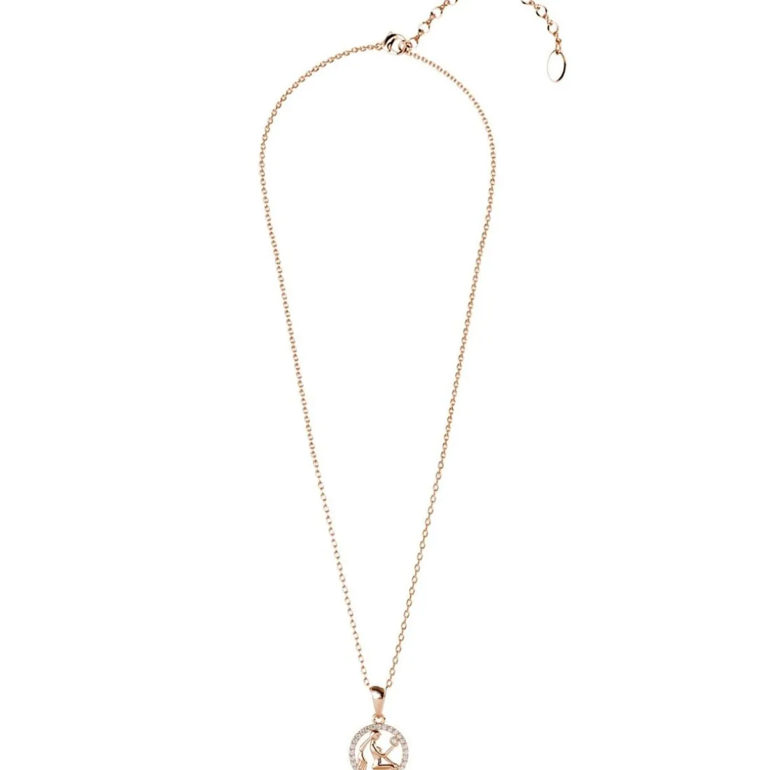 Pendentif Zodiaque Vierge Or Rose