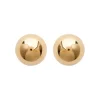 Puces femme plaqué or boules - Y3ZV5Z6